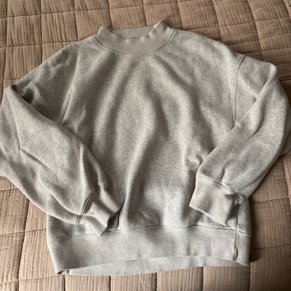 Abercrombie & Fitch Sunday Mockneck Crewneck Sweatshirt